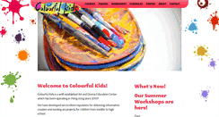 Desktop Screenshot of colourfulkids.com